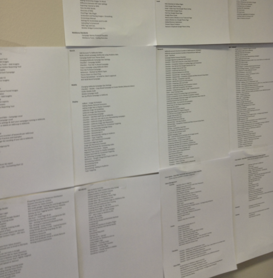 Mike Rhodes' wall of systems