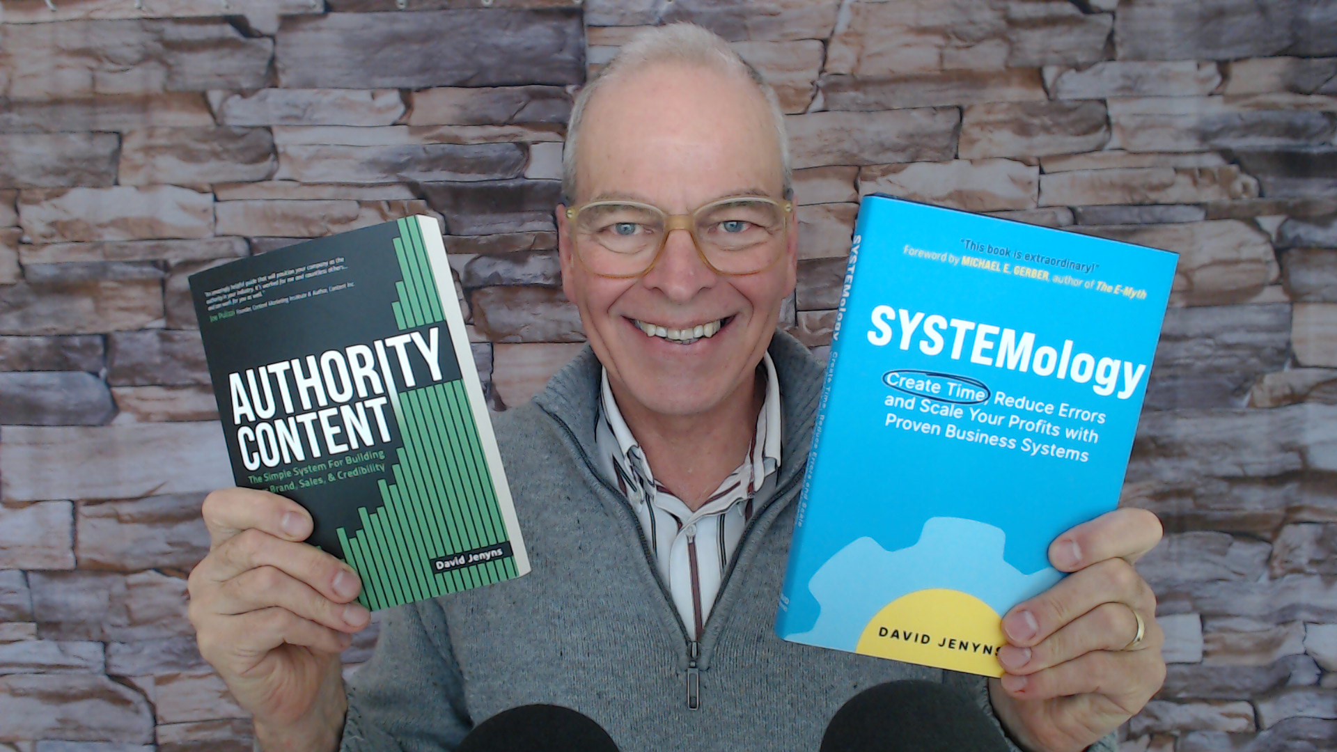 Jurgen Strauss with the SYSTEMology book