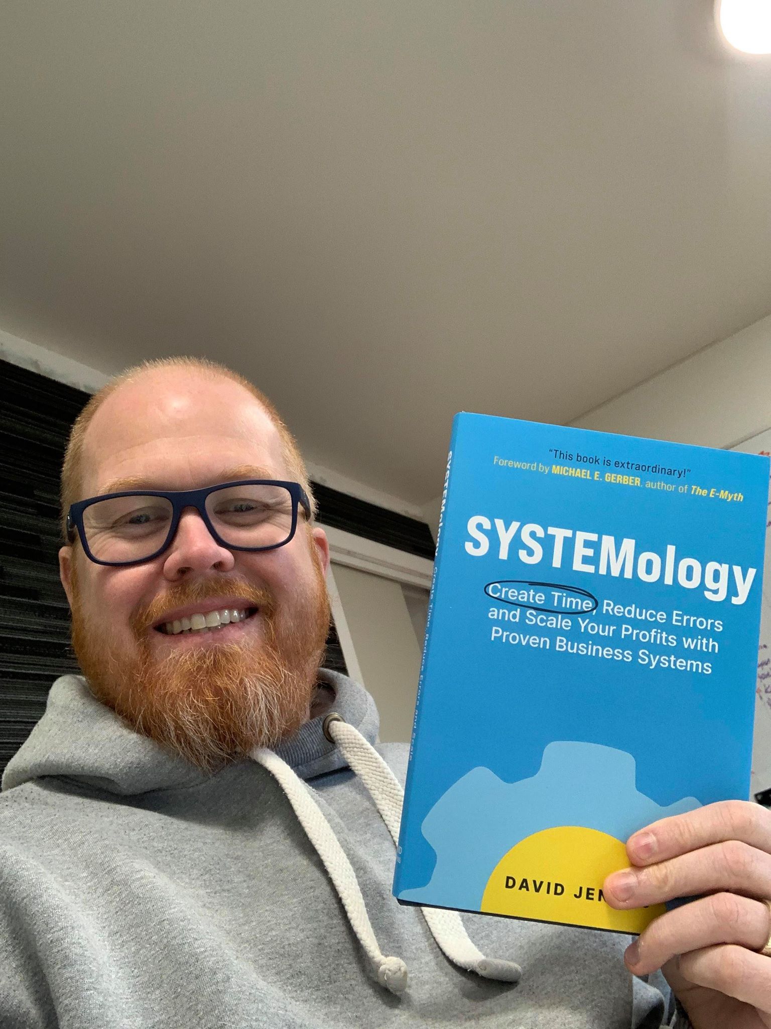 Tim Hyde with the SYSTEMology book