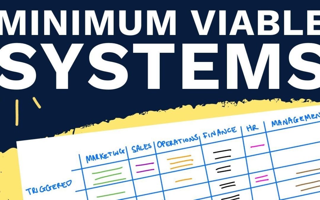 What Are Your Minimum Viable Systems? (MVS)