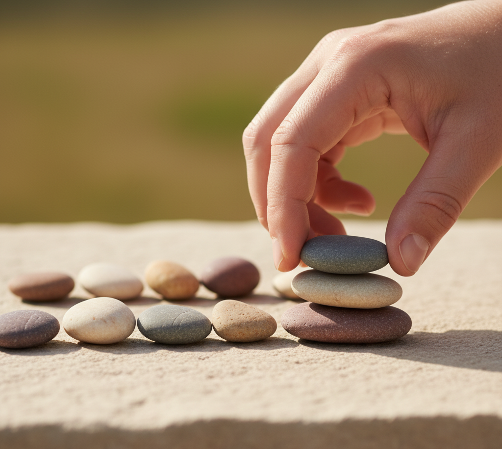 Stacking Pebbles