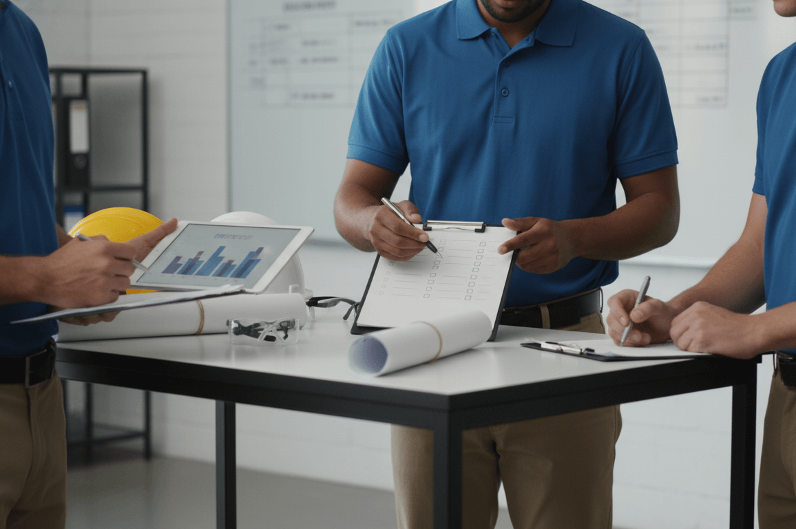 construction staff meeting