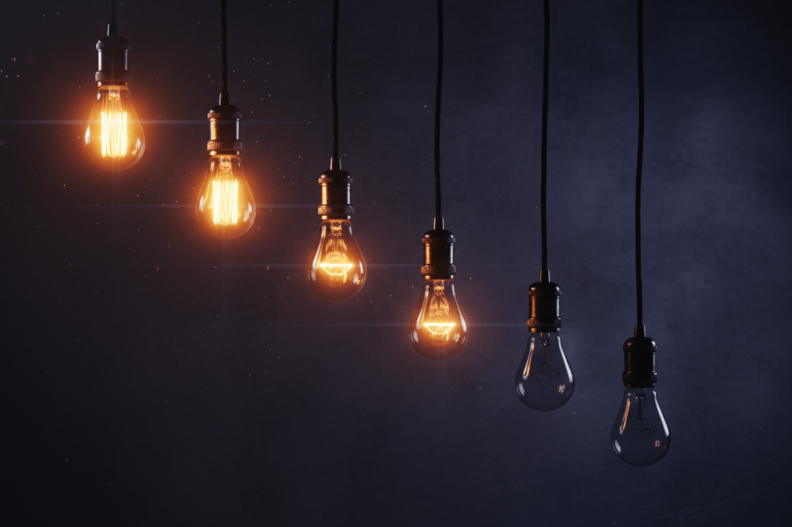 dimming bulbs progression