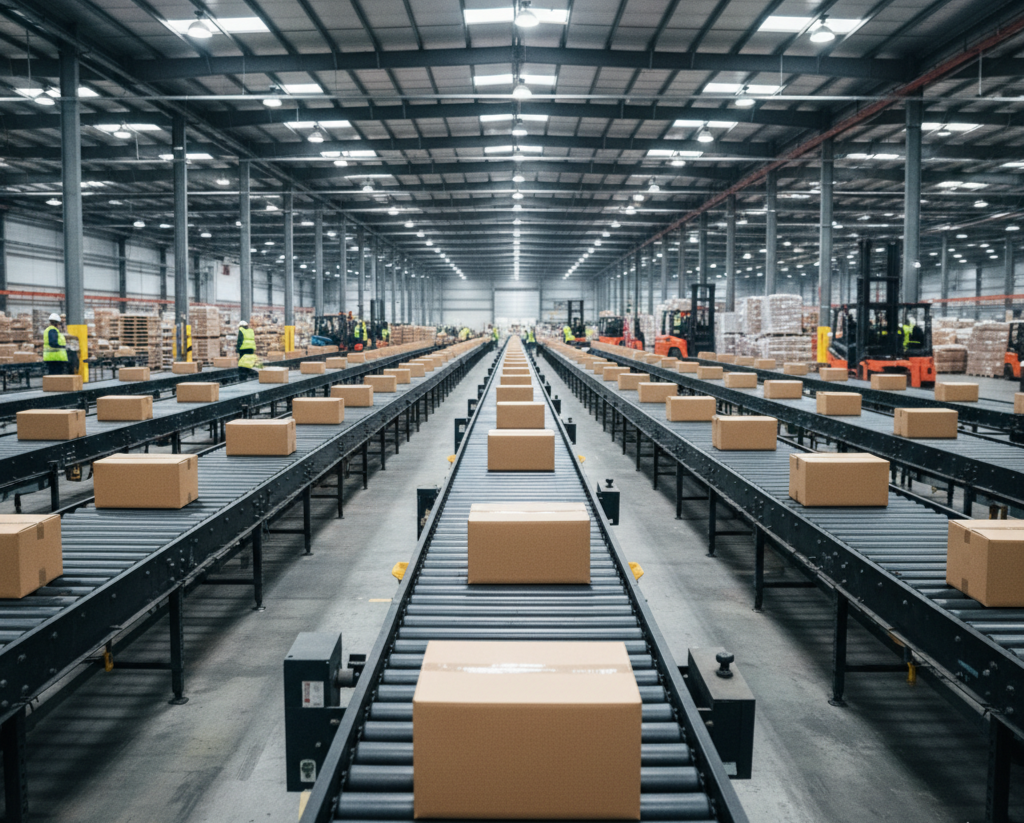 warehouse conveyor belt