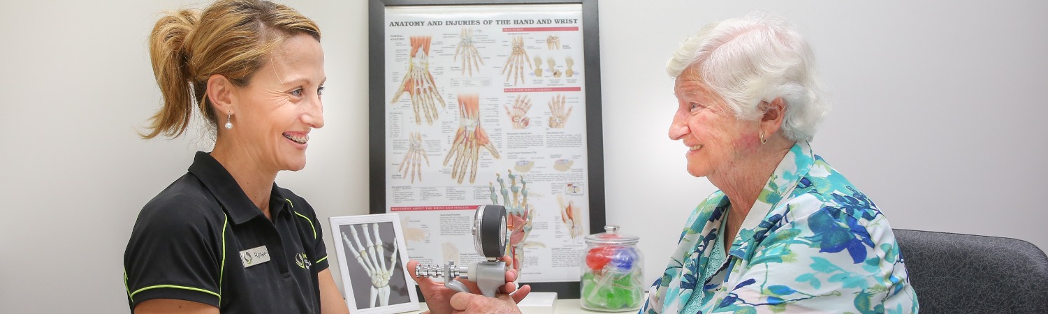 Lime Therapy clinician with patient