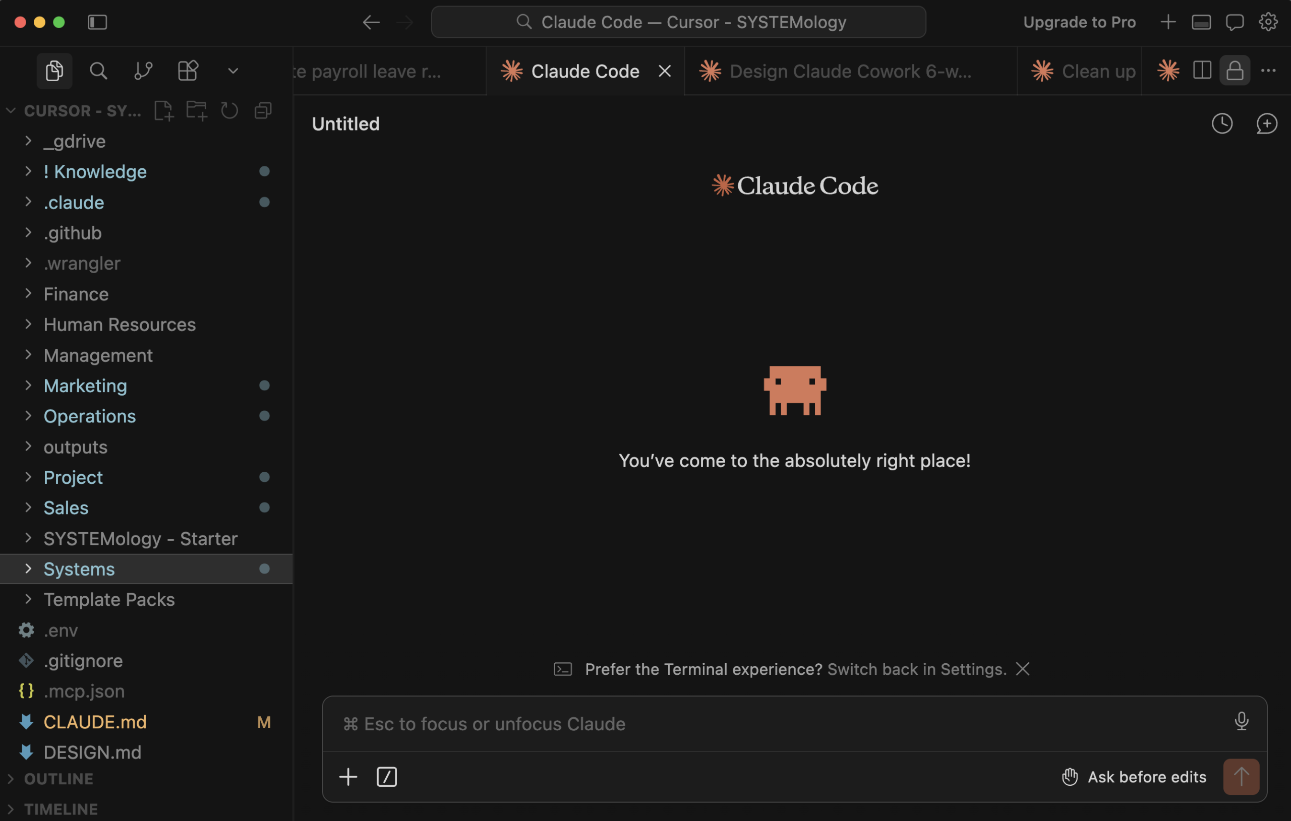Claude Code installing an SOS, live