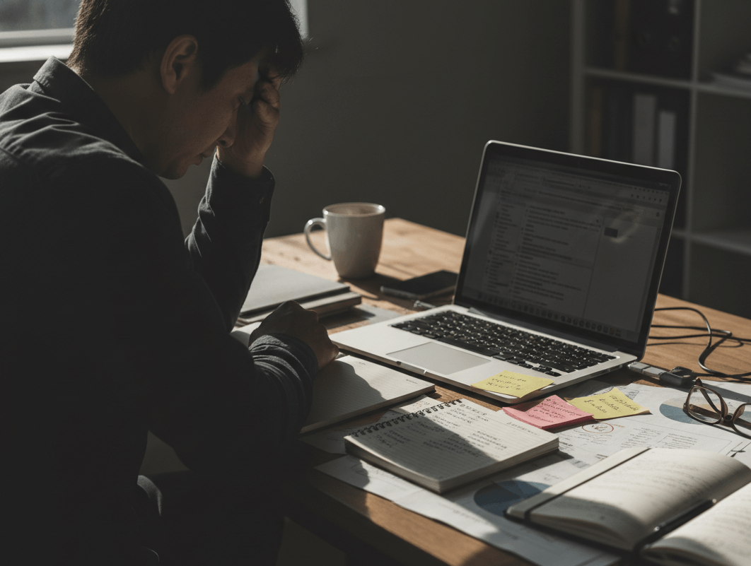 overwhelmed business owner