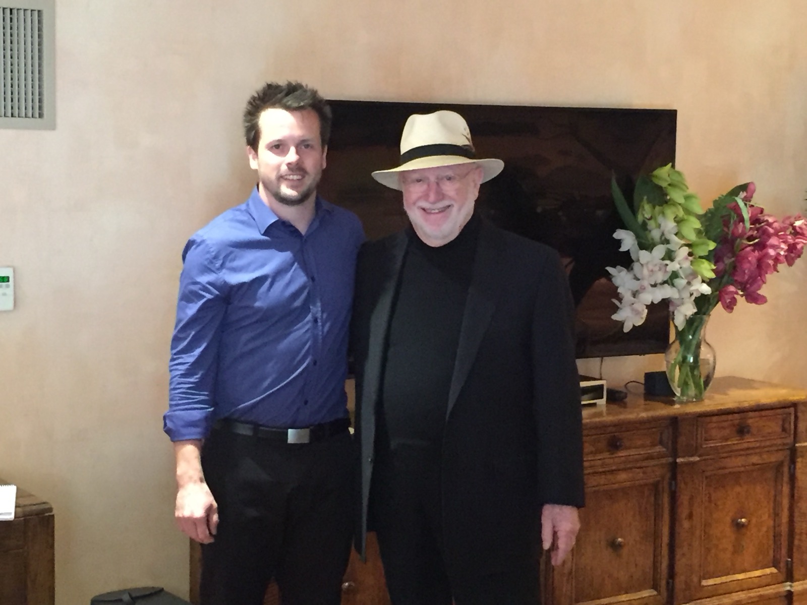 David Jenyns and Michael E. Gerber together in Carlsbad, California