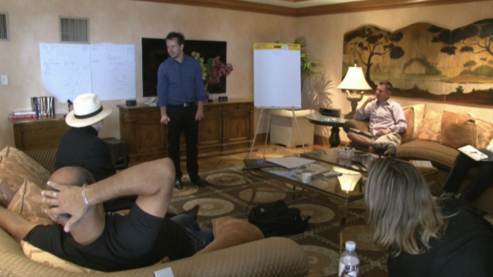 David Jenyns facilitating the mastermind on the future of Michael E. Gerber's work, Carlsbad