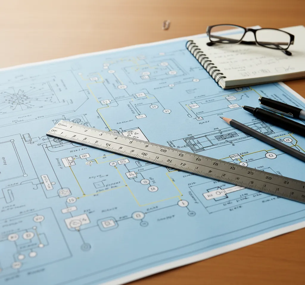 blueprint ruler